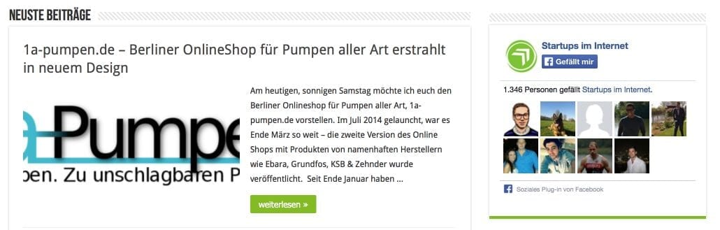 1a-pumpen.de startups im Internet