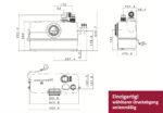 Grundfos Sololift 2 WC-1 Kleinhebeanlage Maße