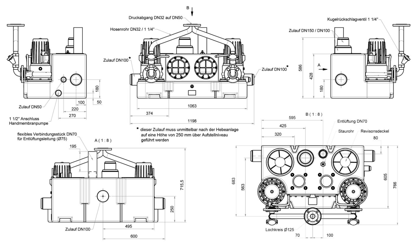 Zehnder Schmutzwasserhebeanlage SWH190