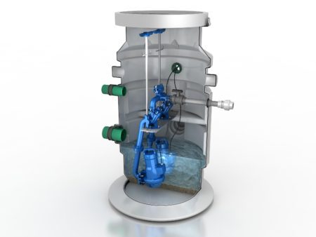 Produktgrafik Pumpstation LKT VARIO 2022 Kunststoff