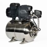 ZTREAM Clear HomeJet 750 Hauswasserwerk mit 24-L-Edelstahlbehälter, Manometer und Druckschalter