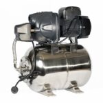 ZTREAM Clear HomeJet 750 – Schrägansicht mit Druckschalter und Druckschlauch