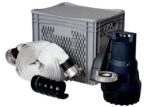 Zehnder Flutset Vectis – Notentwässerungs-Set mit Tauchpumpe, 15 m Schlauch und Transportbox